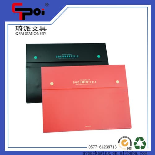 A4 PP File Folder Plastic 6 Pockets Expanding Wallets